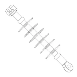 24kV Pin Type Composite Post Line Polymer Insulator