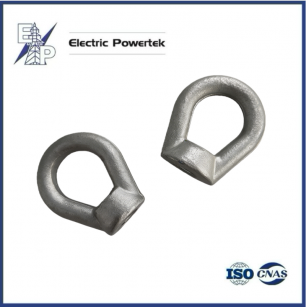Eye Bolt with Heart-Shaped Eye – Heavy-Duty Forged Carbon Steel Lifting Fastener for Power Fittings & Construction
