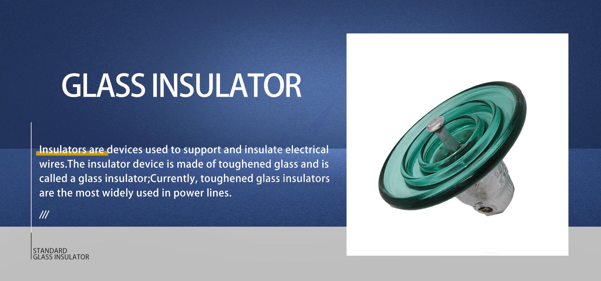 Standard Glass Insulator