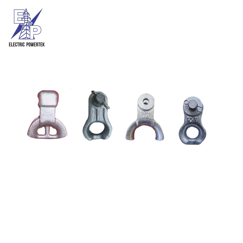 Galvanized steel thimble clevis for dead end